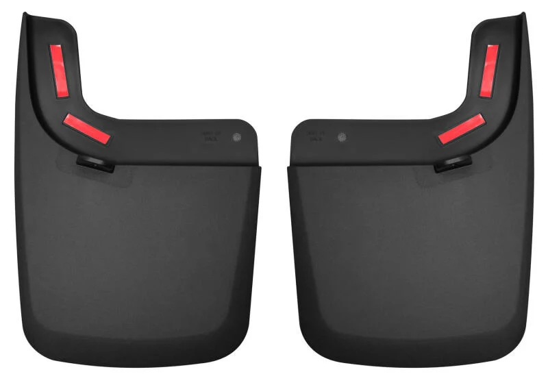 Husky Liners 17 Ford F-250 Super Duty / F-350 Super Duty Rear Mud Guards (w/ Flares) Black