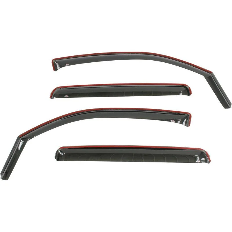 Westin 2016-2018 Toyota Tacoma Double Cab 4dr In-Channel Wind Deflector 4pc - Smoke