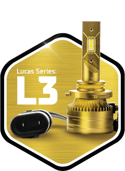 Lucas Lighting L3 Series Headlight Pair 7X Brighter