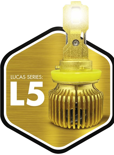 Lucas Lighting L5 Series Headlight Pair 11X Brighter