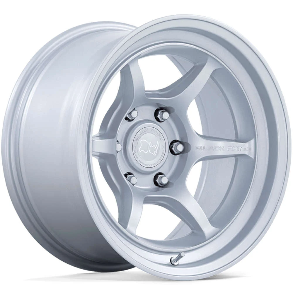 Black Rhino SHOGUN 17x8.5 -10MM 6x139.7 HYPER SILVER BR011SX17856810N