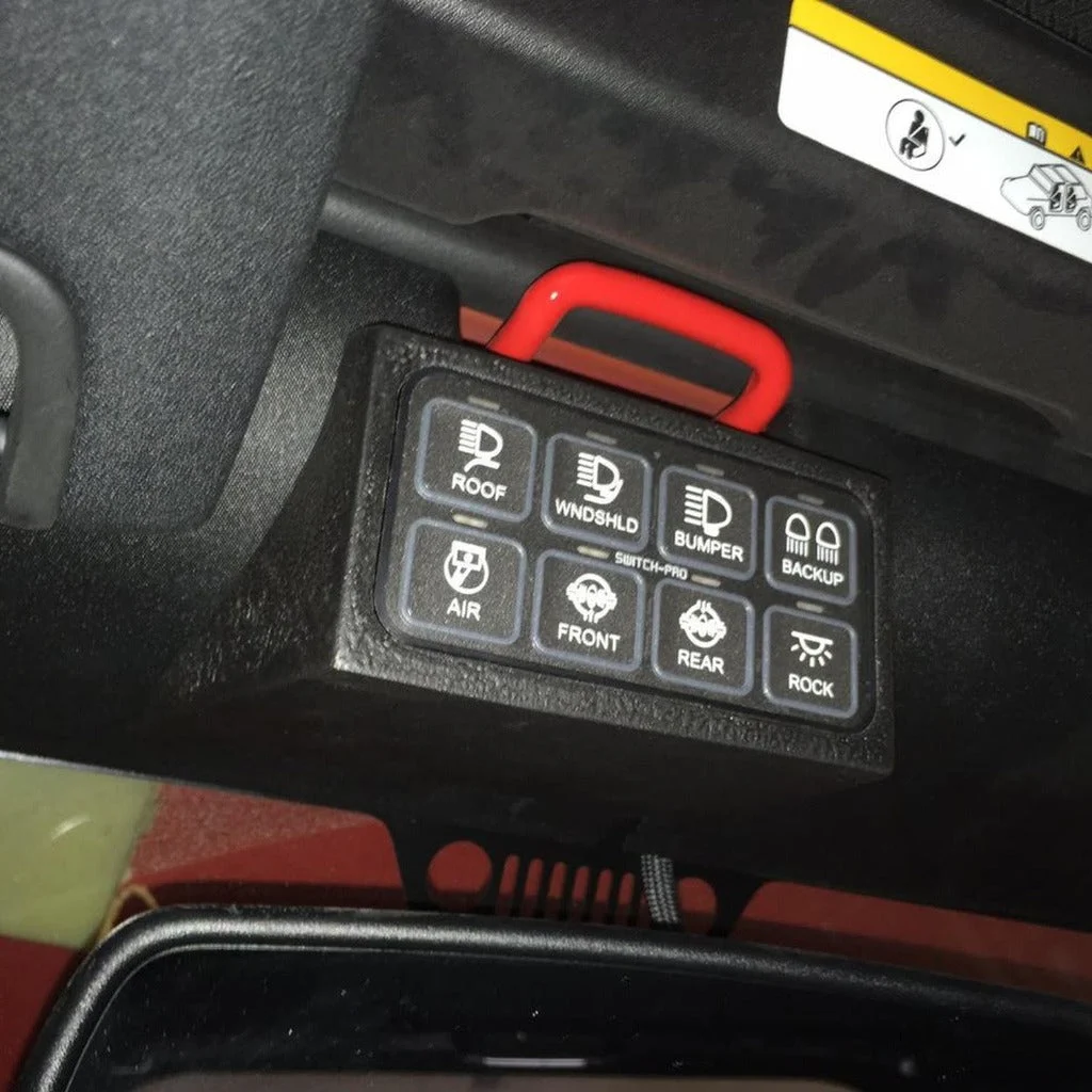 Switch Pro's OVERHEAD Jeep JK 8 Panel Mount - SP OH Mount